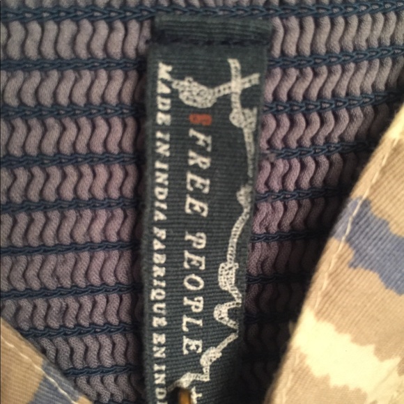 FREE PEOPLE retro sweetheart striped dress EUC S - Picture 3 of 12